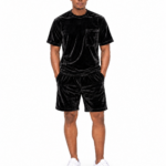 Velvet Shorts Set